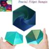 3D Printed Fractal Fidget Hexagon Home Decor Creative Decompression Hexagon Various Shape New Year Gift Desktop Ornament Kid Toy