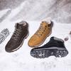Winter High Top Boots Fashion Ankle Boots Mens Warm Hiking Shoes Comfortable Outdoor Shoes Winter