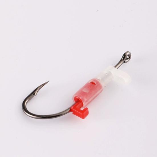 3/5/10/15/20Pcs Luminous Live Duty Glow-in-the-dark Barbed Shrimp Fixing Hook Heavy Fishhook Freshwater Saltwater Catfish