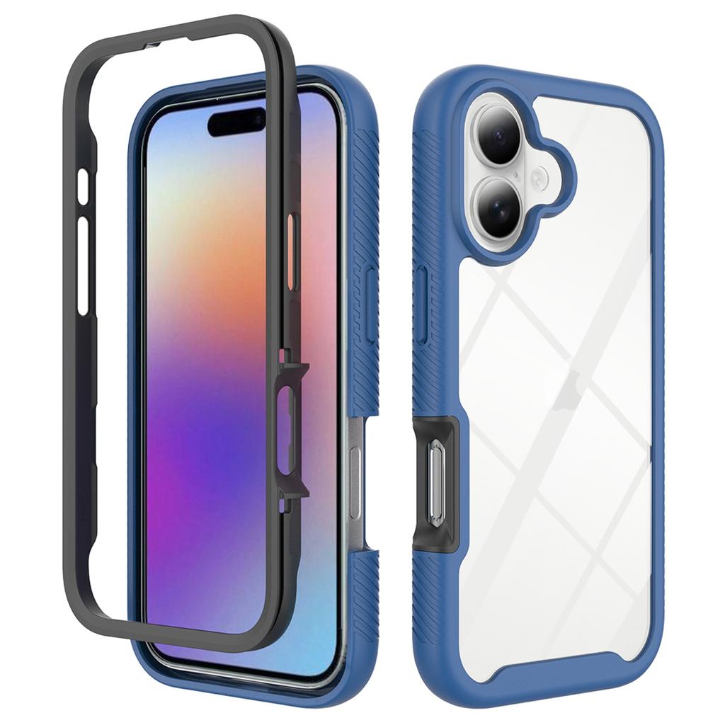 Для iPhone 17 Чехол Противоударный 2 в 1 ПК+ТПУ Чехол для телефона