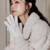 LOTS YOU lotsyou_Holiday Flower Knit Gloves White