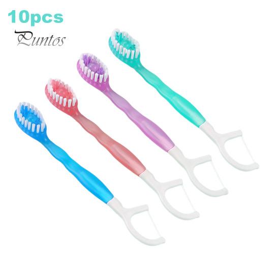 10/20Pcs Mini Toothbrush with Toothpaste No Rinsing Needed Foam-Free Design Natural Ingredients BPA-Free Toothbrush Oral Care
