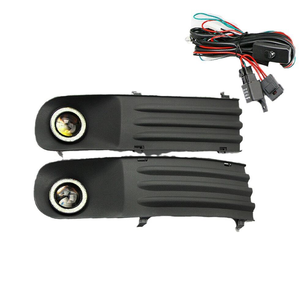 Рамка решетки противотуманной фары Volkswagen T5 с противотуманными фарами Angel Eye и проводкой (2003-2009 гг.)