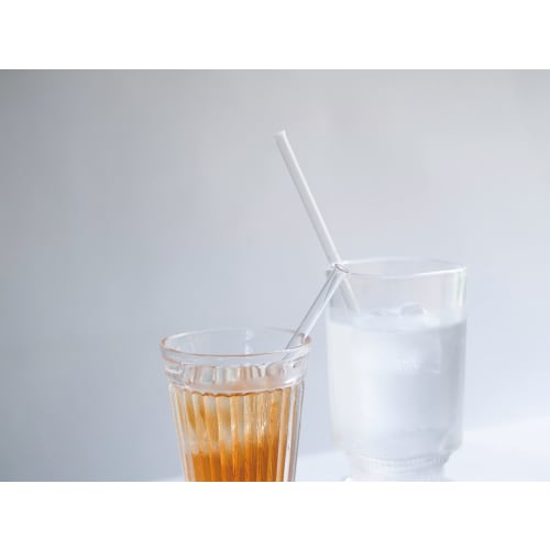 Hirota Glass Стеклянная соломинка, Сделано в Японии, Маленькая, 15 см, 13