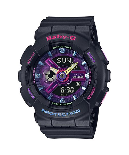 Casio Мужские Аналоговые Кварцевые Часы BA-110TM-1A из Смолы, Водонепроницаемые до 100 м, Ударопрочные