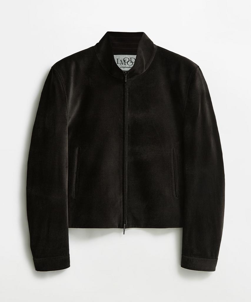 LMOOD Visee Velvet Jacket Dark Brown