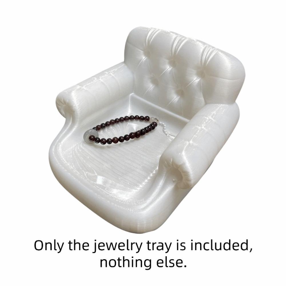 Decorative Bow 3D Printed Jewelry Tray Sweet Shell Shape Jewelry Tray  Home Ornaments