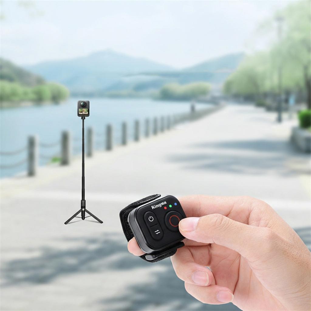Bluetooth-пульт дистанционного управления с ремешком на запястье Беспроводной пульт для DJI Osmo 360/Action 6/5 Pro/4 для Insta360 X5/X4/X3