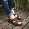 Summer Men's Casual Slippers Trendy Beach Shoes Men's Fashion Breathable Full Grain Leather Cowhide Sandals