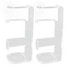 2 Pcs Sword Wall Mount Acrylic Sword Display Stand for Home Shopping Mall Cafe Bar Decor Transparent