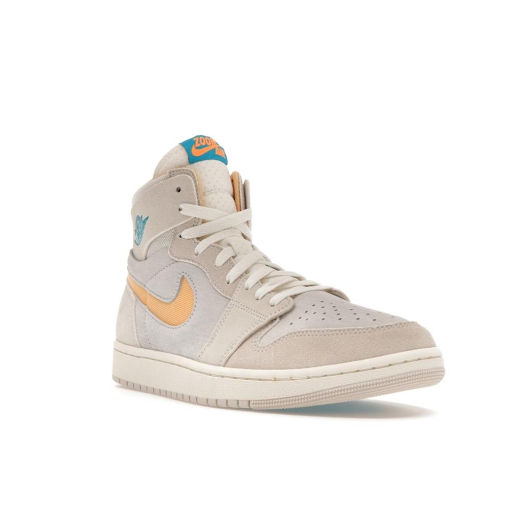 Мужские кроссовки Air Jordan 1 High Zoom Comfort 2 Light Orewood Citrus Коричневые светло-орево-коричневые паруса DV1307-180