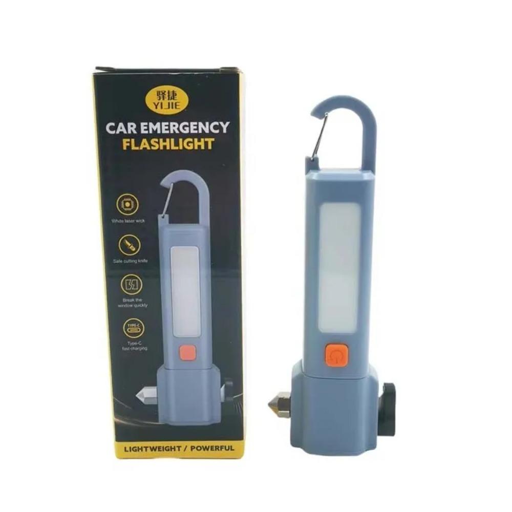 3pcs Strong Lighting ABS Flashlamp USB Charging Portable Outdoor Small Flashlight Camping Hanging Lamp Telescopic Focus COB Side Lamp