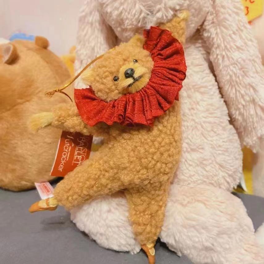 Новый мультфильм Kawaii танцующий медведь плюшевая кукла комната прикроватная подвеска креативные Ins балетный медведь плюшевая подвеска для автомобиля детский подарок на день рождения
