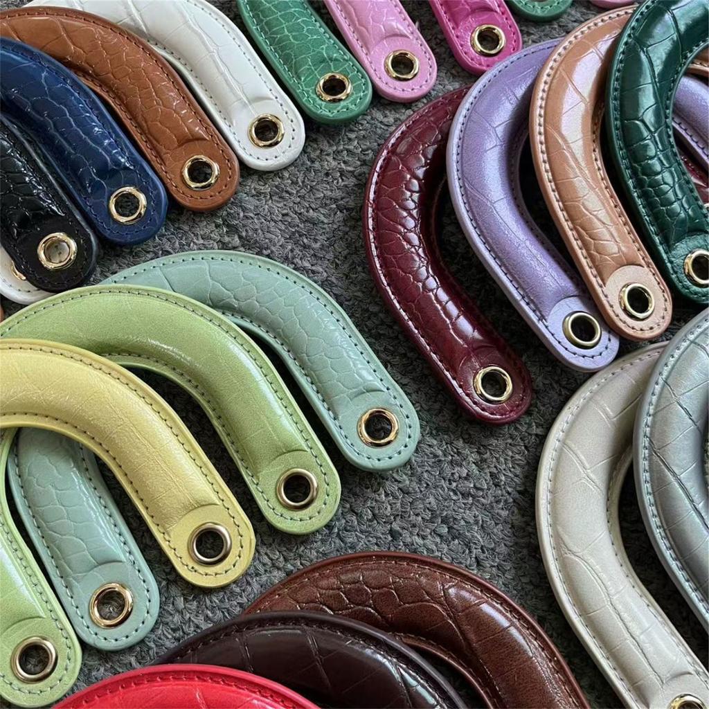 1 шт. Изогнутые ручки из ПУ кожи, эргономично разработанные для комфорта и стиля, для сумок ручной работы и повседневного использования