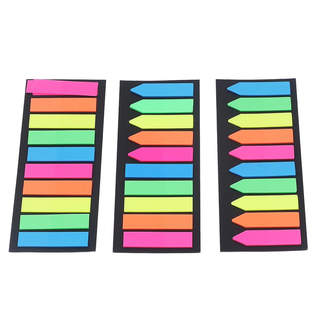 15 Sets Transparent Sticky Notes Transparent Design Colorful Reusable Widely Used Cute Sticky Notes