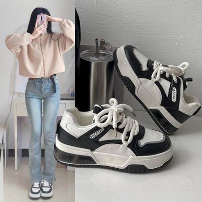 Женская обувь Летние Новые Дышащие Женские Кроссовки на Платформе на Шнуровке Женская Обувь для Ходьбы Дизайнерская Обувь Zapatos De Mujer