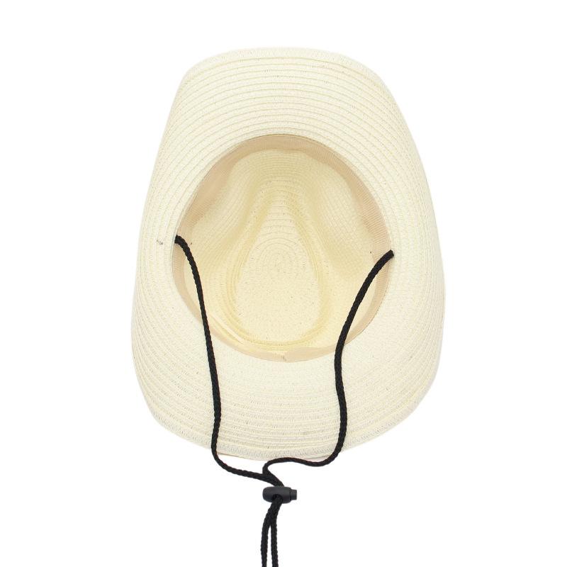 Cowboy Straw Hat Prairie Hat Ethnic Style Beach Hat Riding Hat
