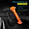 2pcs 2 In 1 Mini Car Safety Hammer Life Saving Escape Emergency Hammer Seat Belt Cutter Window Glass Breaker Car Rescue Device