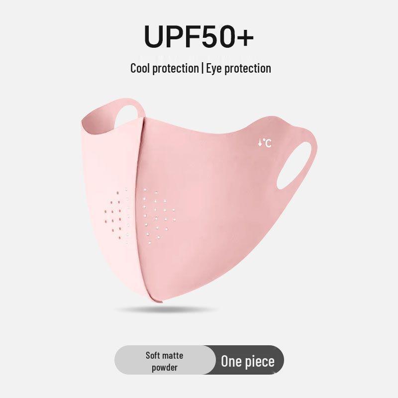 Маска для лица из ледяного шелка с гиалуроновой кислотой и защитой от ультрафиолета