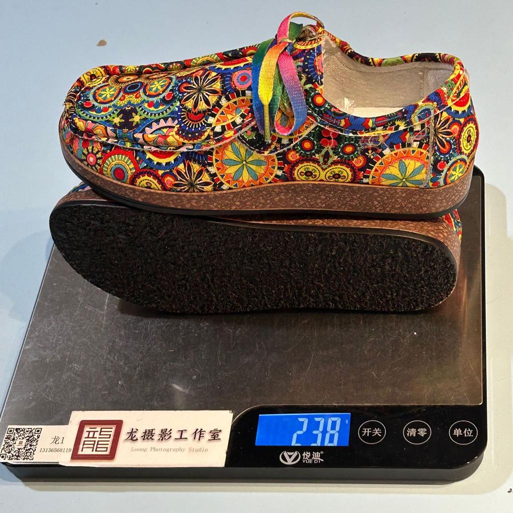 2025 лето новый темперамент платформа внешняя торговля большой размер цвет повседневный национальный ретро удобные универсальные кеды