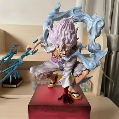 One Piece Luffy Gear 5 Аниме Фигурка Бога Солнца Ника Луффи Фигурка Приседания Статуя Модель Куклы Игрушки