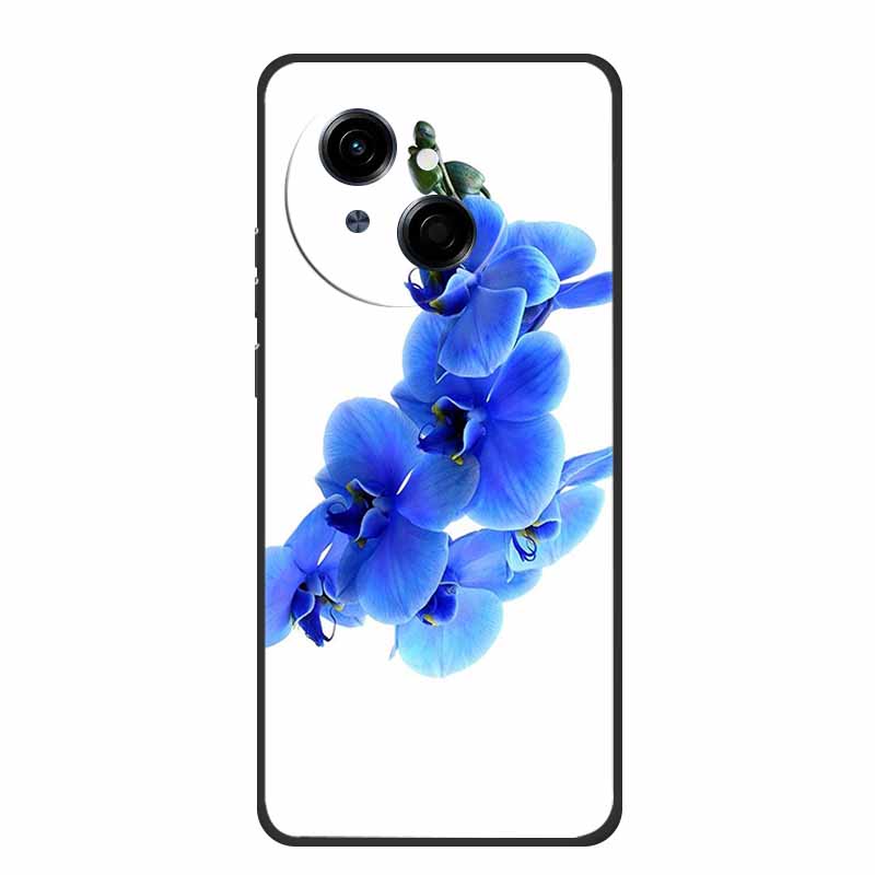 Чехол для телефона Tecno Spark 40C 6,67" Модные фото Черный силиконовый Мягкий ТПУ Чехол-накладка для Tecno Spark 40C Чехлы 40 C Coque