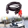 3meter 2Pin Power Extension Cable For 1000, Bull1000, 750, Bull750, 500, 500A,Electric Fishing Reel 12.3mm Clip Wire