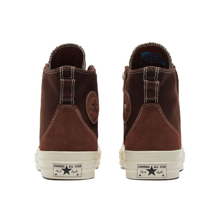 Converse Chuck 70 High Final Club — кроссовки унисекс Dark Root коричневые Dark-Roast Egret 173196C