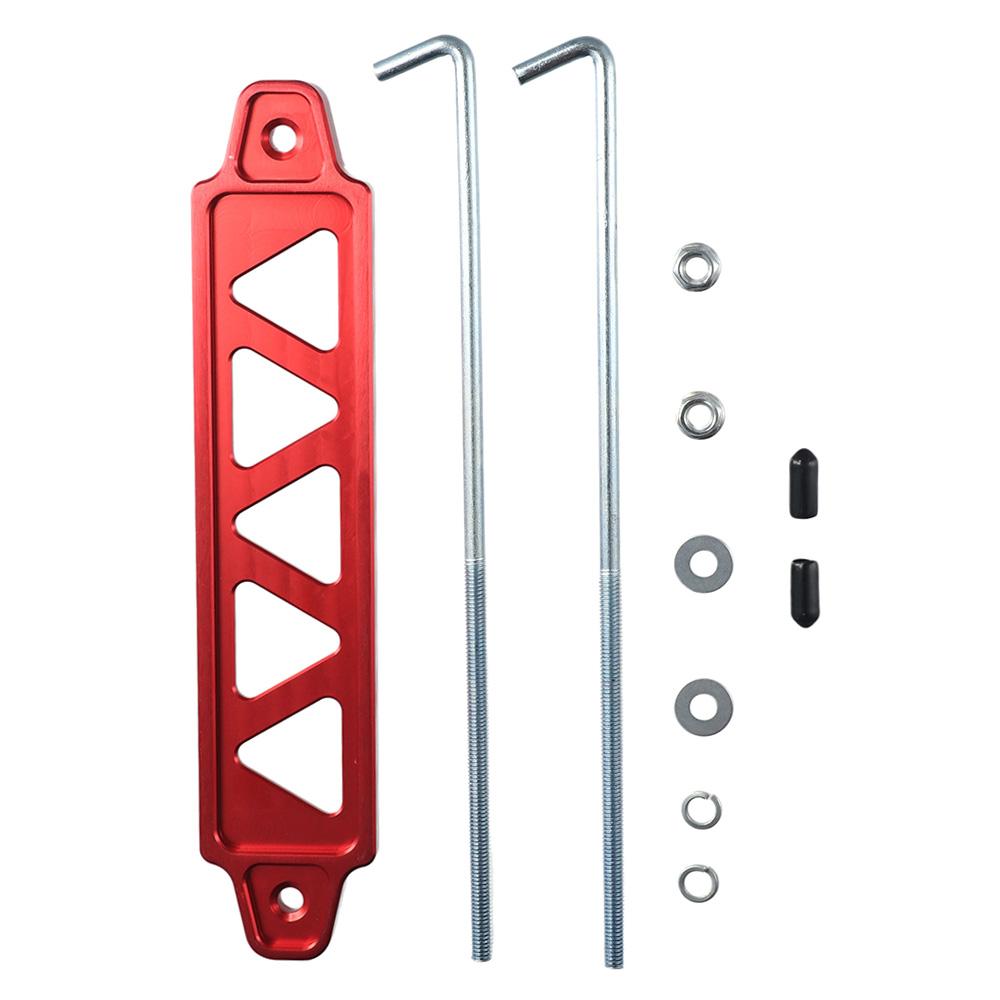 1 Set 10inch Battery Aluminum Alloy Tray Car Accessories Parts Hold Down Bracket  For Car