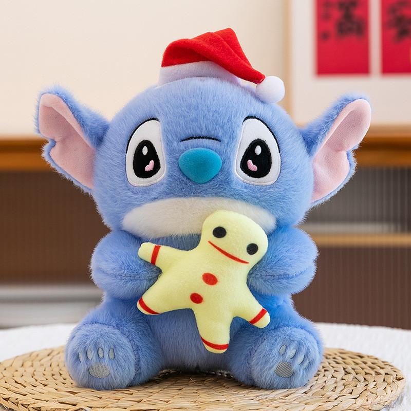 Cute Stitch Christmas And Musical Instrument Series Plush Doll Children Toy For Kids Holiday Gifts