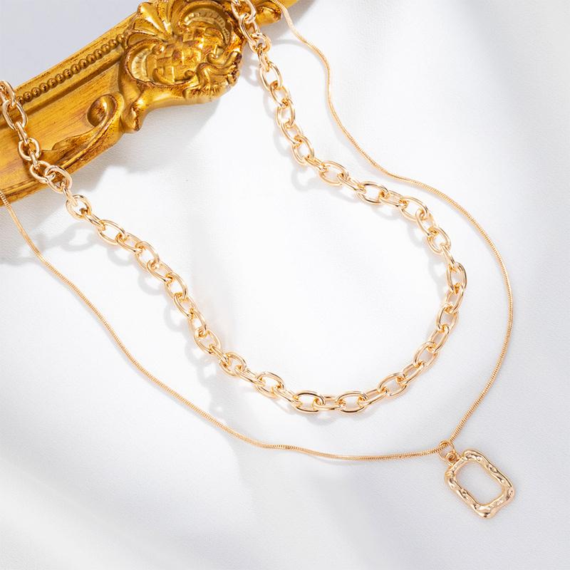 Богемный замок, модное изысканное ожерелье, цепочка на ключицу, женские украшения на воротнике