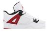 Детские кроссовки Nike Jordan 4 Retro Red Cement (PS) Белый/Огненно-красный/Черный/Нейтральный серый