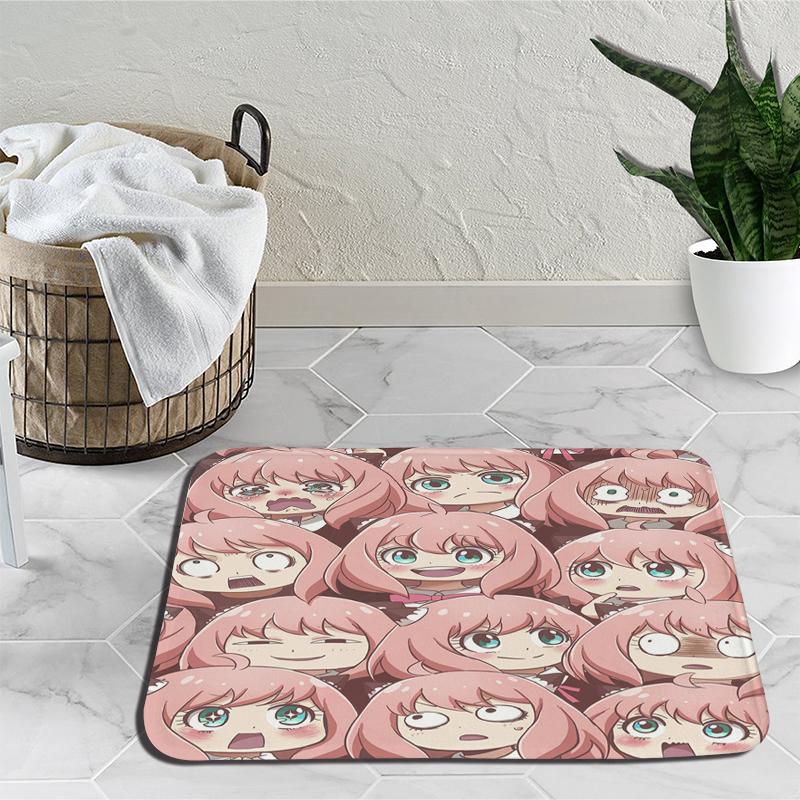 Семейный прикроватный коврик Spy X Anya Forger, дверной ковер Loid Yor Forger, мультяшный напольный коврик для гостиной, тапис, украшение, гобелен