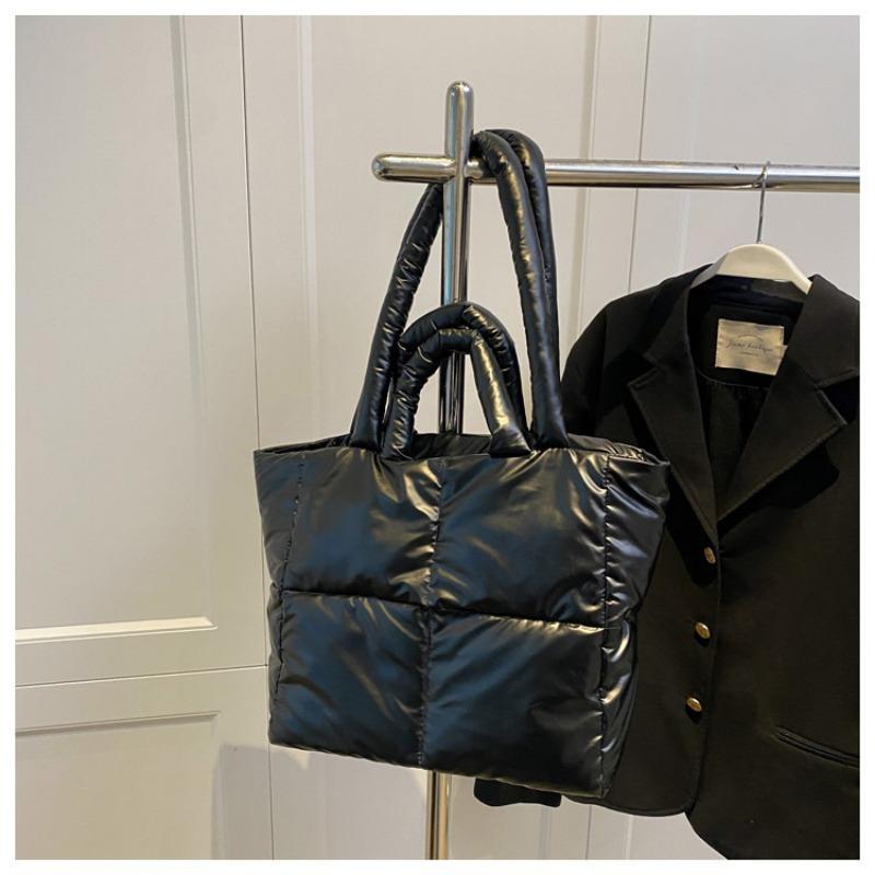 Сумка большой вместимости женская осенне-зимняя новая сумка для пуховика модная универсальная портативная на плечо сумка-тоут