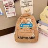 Print Animal Charming Capybara Backpack Breathable Nylon Kids School Bag For Preschool And Children Young
