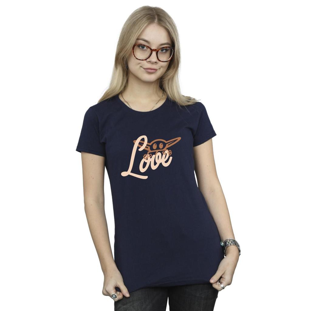 Star Wars Womens/Ladies Grogu Love Cotton T-Shirt