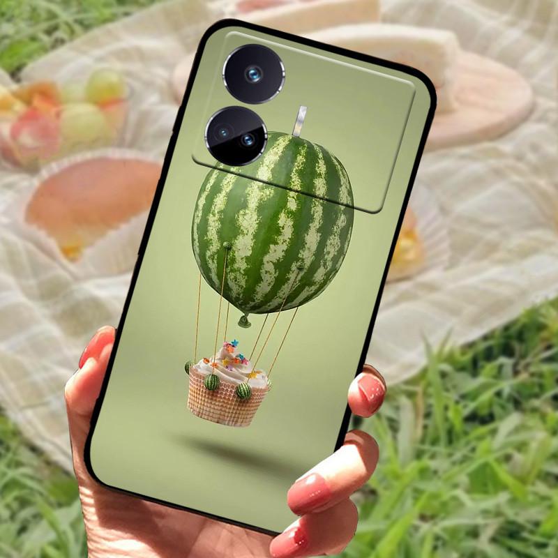 Чехол для Realme GT Neo 5 SE Популярный рисунок Черный силиконовый Мягкая задняя крышка Чехол для Realme GT Neo 5 SE 5SE Чехол для телефона Funda