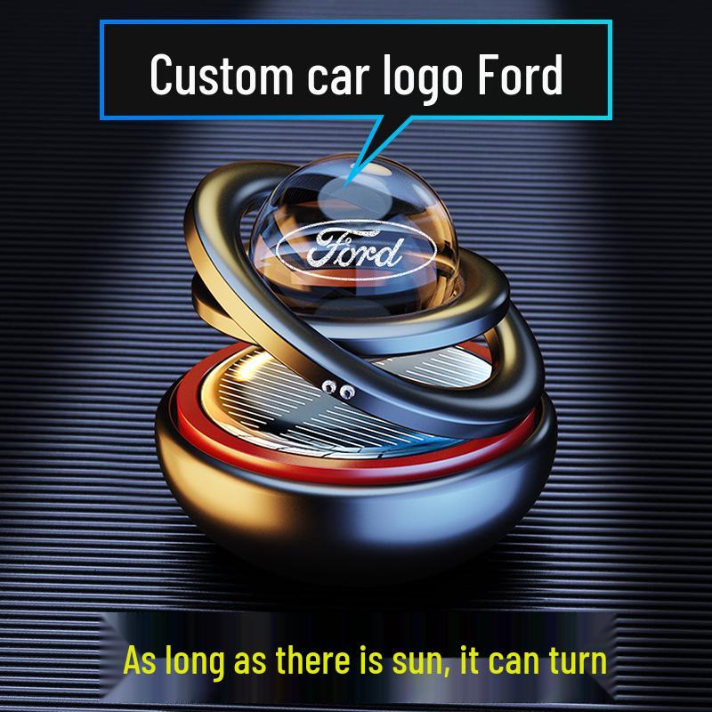 Solar Rotating Car Aromatherapy Ornament