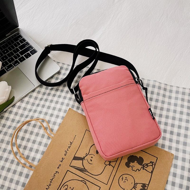 New Fashion Mobile Phone Bag Women's Messenger Bag All-match Mini Small Crossbody Bag Hanging Neck Coin Purse Vertical Handbag CLE