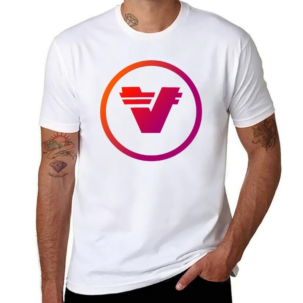 Verasity Crypto Logo, VRA T-Shirt Funny T Shirts Man T Shirt Man Designer T Shirts for Man Graphic Funny T-Shirt