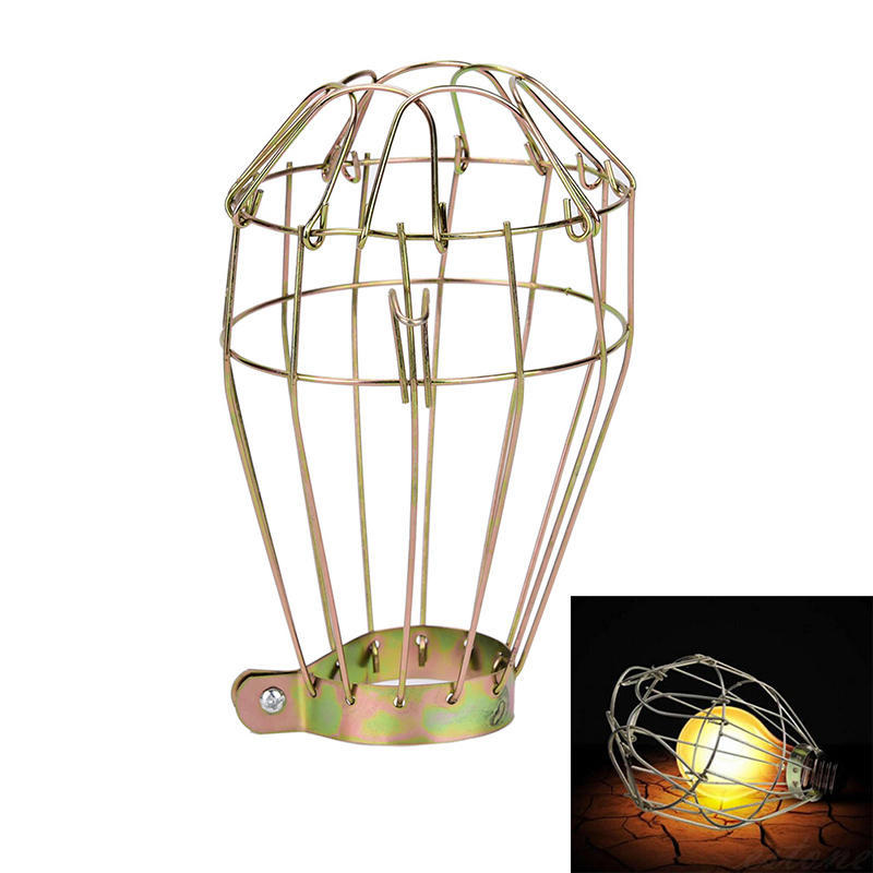 1 шт. железная проволока зажим для защиты лампочек металлическая клетка для ламп ретро детали аварийного освещения