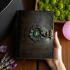Book of Shadows, Vintage Leather Journal, Grimoire Journal, Witch Spell Book Witchcraft Supplies, Wiccan Decor Leather Book Travel Notebook
