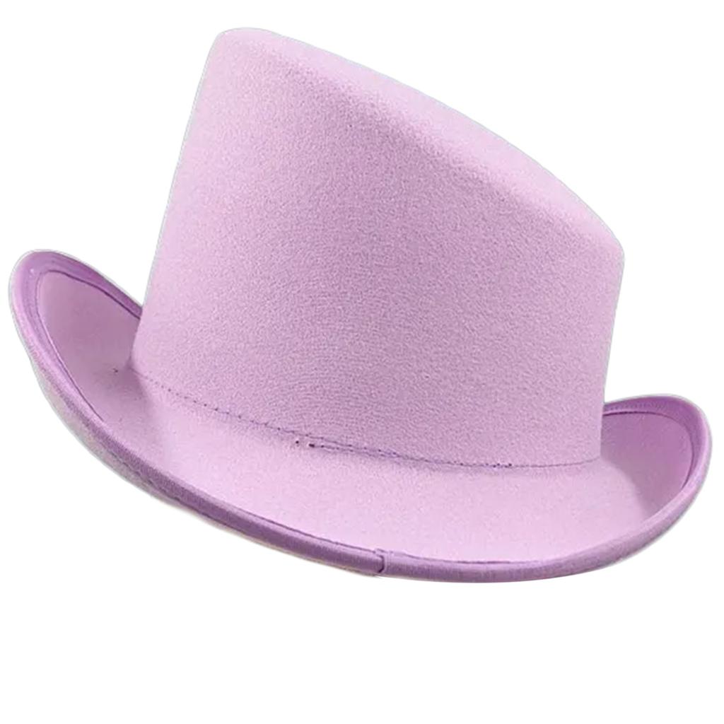 Элегантная стильная шляпа из шерстяного фетра, высокая шляпа с загнутыми полями, шляпа в стиле Mystery Styles для вечеринок и выступлений