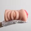 2 в 1 Мужской мастурбатор Игрушки для взрослых, 3D текстурированный с сексуальной реалистичной вагиной и плотным анусом, Мужской строкер, Секс-кукла для мужской мастурбации 660г