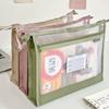 Transparent A4 Mesh File Bag Zipper Double-layer Portable Primary and Middle School Students Special Subject Classification Storage Bag