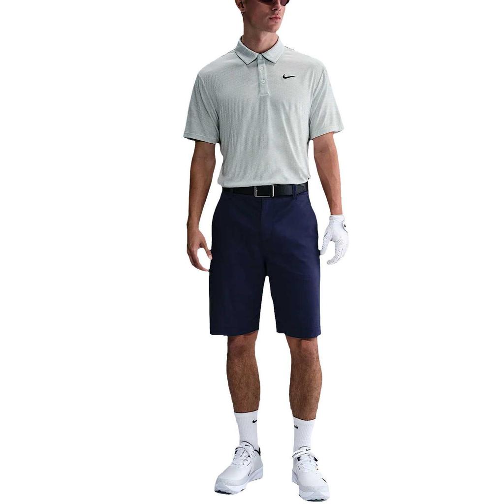Nike Dri-Fit Удобная Мягкая Модная Универсальная Футболка-Поло с Коротким Рукавом Мужские топы Светло-Голубой FZ7530-110