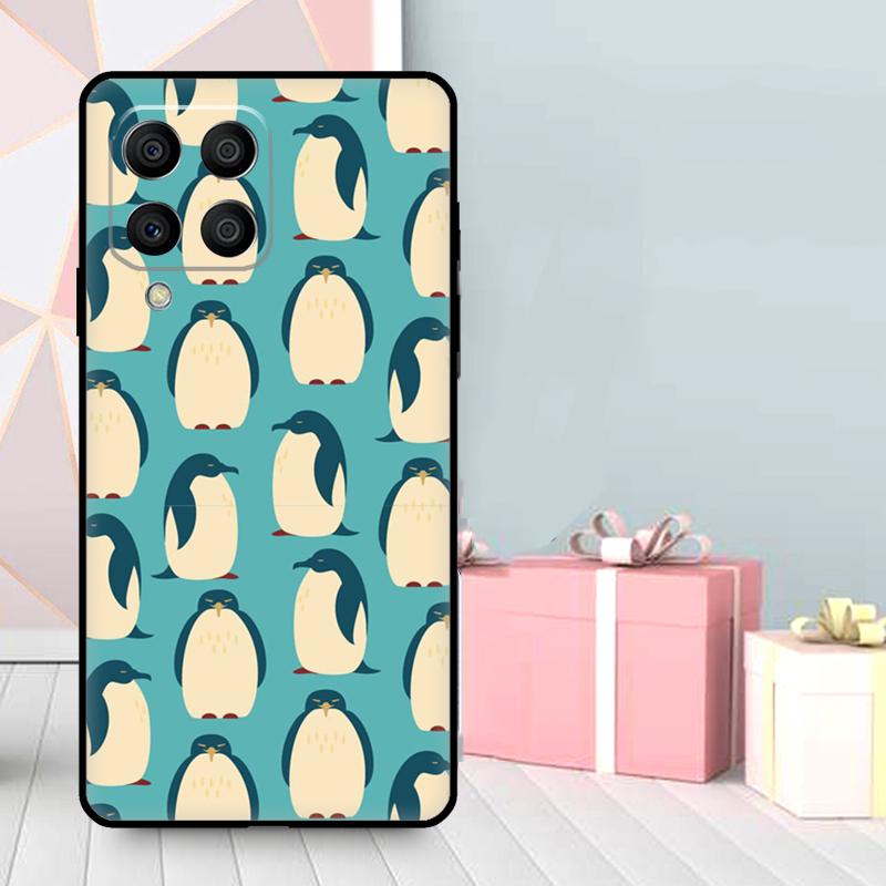 Милый Чехол С Рисунком Пингвина Для Samsung Galaxy M35 M56 M12 M06 M32 M52 M55 M15 M11 M13 M14 M16 M36 M31 M53 M34 M54