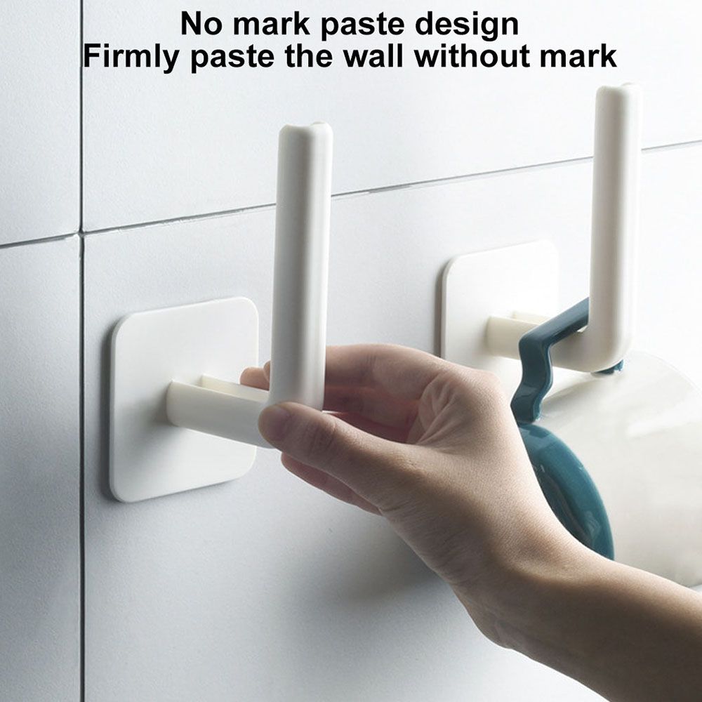 No Drilling Tissue Holder Durable Baseball Hat Hangers Durable Adhesive Hat Hooks for Door Closet