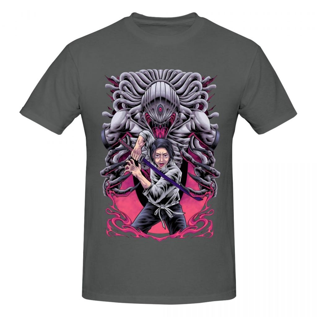 Unisex Anime Graphic Okkotsu Yuta Retro T Shirt Vintage Cotton Crewneck Tshirts