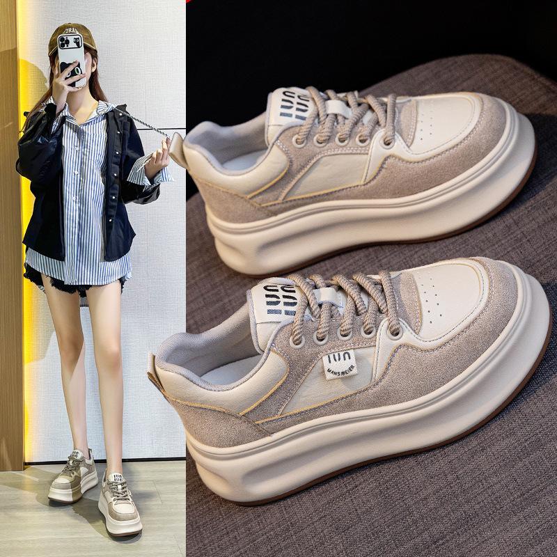 Кеды женские 2026 весна новые спортивные и повседневные на платформе женские обувь для увеличения роста немецкие тренировочные кроссовки